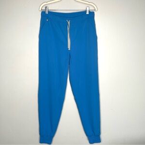 FIGS Tansen Jogger Scrub Pants Large Men’s Blue Gray MXXSW2004 Medical‎ Workwear